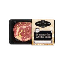 Viande Préparée Entrecôte à Mille-cinq Flocons D’or Comestible 23 Carats Grand Caractere