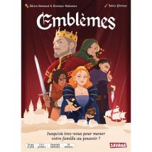 Jeu De Cartes Emblèmes Stratégique Familial 13 X 18 X 4,5 Cm Savana