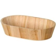 Corbeille - Bac - Ovale - Bois - A Décorer - 30x19cm - Loisirs Créatifs