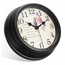 Horloge Avec Camera Espion Full Hd 1080p Wifi Oiseaux Ronde