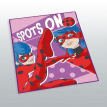 Tapis - Miraculous Ladybug -spots On - Violet - 100 Cm X 120 Cm