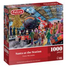 Falcon De Luxe Falcon - Santa At The Station (1000 Pièces)