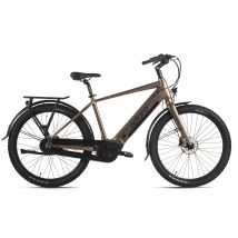 Vélo De Ville Electrique Adore 27,5" Aluminium Citybike Cx-290 Moteur Central 75nm / 15ah Bronze Mat75