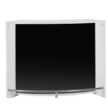 Meuble Bar Meuble Comptoir Noir Ou Blanc Face Noire 134,5 X 104,8 X 55,3 Cm - Blanc