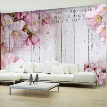 Papier Peint Fleurs De Pommier - 200 X 140 Cm