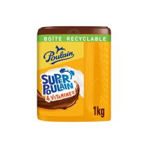 Poulain - Chocolat En Poudre Super Poulain 4 Vitamines Poulain - La Boite De 1kg