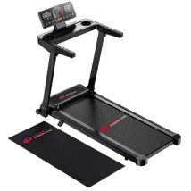 Tapis De Course Pliable Q8 Avec Tapis, Vitesse 1-12 Km/h, Inclinaison Manuelle 5 %