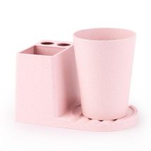 Porte-brosse À Dents Élégant En Biocomposite Pour Une Salle De Bain Organisée
