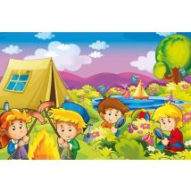 Art Puzzle Puzzle En Bois Campers 25 Pièces Jouet