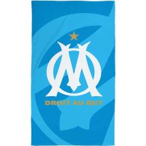 Serviette Plage Et Bain Om Allez Coton 100% Bleu Ciel 70x120cm Om