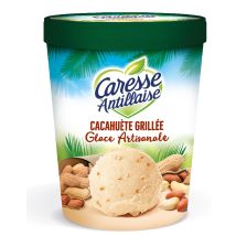 Glace En Pot Cacahuète Grillée Caresse Antillaise