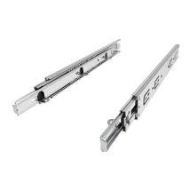 1 Paire Coulisses À Sortie Totale Kv4-45-h45-l250-nf Avec Équerre De Support (longueur 250 Mm Enfoncée/capacité De