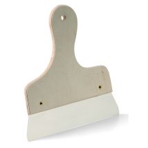 Couteau À Enduire Inox 50 Cm Manche Bois Clair Argenté Schuller