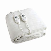 Haeger Ub-140.002a Couverture Et Coussin Chauffant Couverture Chauffante 60 W Blanc Polyester
