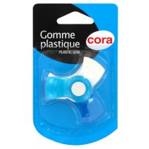 Cora - Gomme Blanche Avec Porte-gomme Cora - L'unité