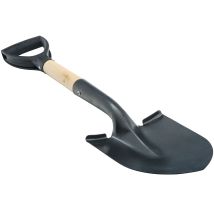Pelle Métallique Avec Manche En Bois