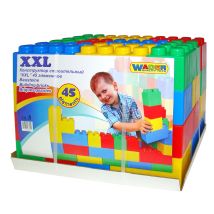 Blocs De Construction Xxl Cavallino Blocy Blocs - 45 Pièces Colorées