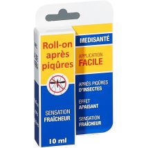 Crème Roll-on Après-piqûres D'insectes Apaisant Effet Fraîcheur Medisante