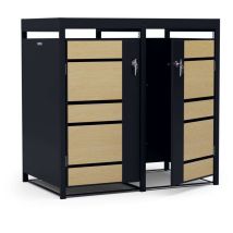 Abri De Jardin Blumfeldt En Acier Galvanise Surface Totale 2 M2 Beige