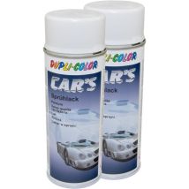 2 Bombes Peinture Rallye Blanc Brillant - 400 Ml - Dupli-color