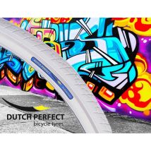 Pneu Hollandais 28 X 1,40 40-622 Mm Blanc Anti-crevaison Pour Trekking Et Ville