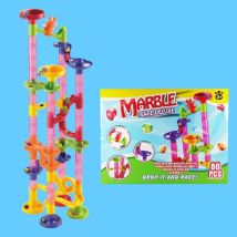 Knikkerbaan De Luxe Playgo - 80 Pièces Avec 30 Billes Pour Des Heures De Plaisir