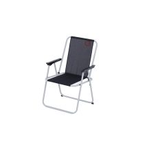 Fauteuil Piccolo De Camping Pliable - O'camp - Noir - Dimensions : 57 X 55 X 80 Cm