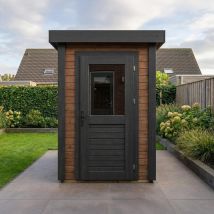 Abri De Jardin En Bois Mira 1.59x1.59m - 2.53m2 - Ep. 28mm - Traité - Altanka