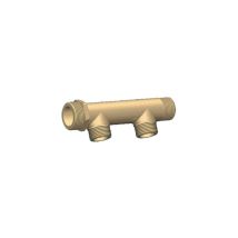 Collecteur Mâle Watts 1402 Laiton Doré Ø22mm 3 Départs M1/2 Arrivée M3/4 Watts Industries