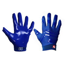 Gants De Football Américain De Pro Receveur, Re,db ,rb, Bleu Frg-03