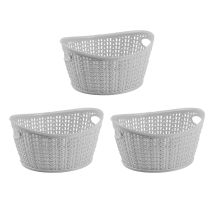 Kit 3 Paniers Ovales 1,5 Litre 7house