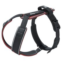 Julius-k9 Speed Harnais De Sport En Y Noir/rouge - Taille Xl