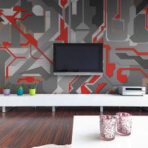 Papier Peint Chemins Abstraits-taille L 300 X H 231 Cm