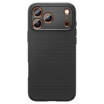 Coque Pour Iphone 17 Pro Max Modèle Liquide Air Souple Antidérapant Noir Spigen Sgp