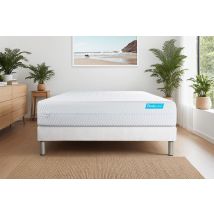 Ensemble Biocare 180x200 Mousse À Mémoire De Forme Bio 5 Zones Maxi Épaisseur