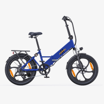 Vélo Électrique Pliant Hillmiles Mile 2, Autonomie 100 Km, Bleu
