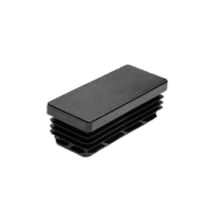 Embout Rentrant Tube Rectangulaire 30x15mm Noir Fortaps 19 30x15