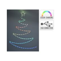 Sapin Décoration Led, Rvb, Connexion Usb
