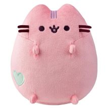 Peluche Mascotte 18cm Avec Cœur Brodé Ultra Doux Rose Pusheen