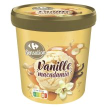 Glace En Pot Vanille Macadamia Caramélisées Carrefour Sensation