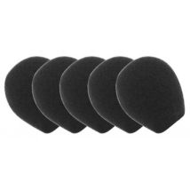 Lot De 5 Bonnettes Microphone Dacomex Pour Casque (noir)