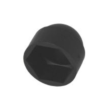 Cache-écrou Dôme M10 Polyéthylène Basse Densité Noir Ø21mm Fortaps