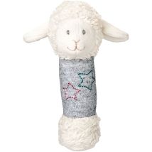 Käthe Kruse Jouet D'éveil Agneau - Hochet Bébé Coton Blanc 17 Cm