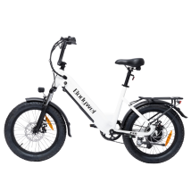 Vélo Électrique Bodywel F20, Tout-terrain, 48 V, 13,5 Ah, Blanc