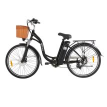 Dyu C6 36v12.5ah Batterie 350w Moteur Autonomie 80km 120kg Charge 26 Pouces Pneus Vélo Électrique