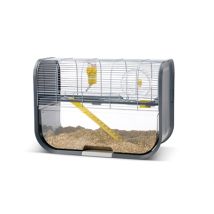 Cage À Hamster Savic Genève Anthracite Et Argent - Confort Et Espace Optimal