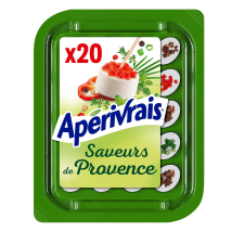 Aperivrais - Fromage Apéritif Saveurs De Provence Aperivrais - La Barquette De 100g - 20 Bouchées