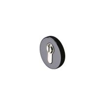 Paire Rosaces Nylon Noir Brillant Ø55 Mm Normbau S80-tdc-16