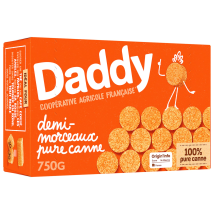Daddy - Sucre Pure Canne Demi-morceaux Daddy - Le Paquet De 750 G