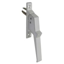 Poignée De Crémone Aluminium 1 Fourche Argent 186 Mm Argenta